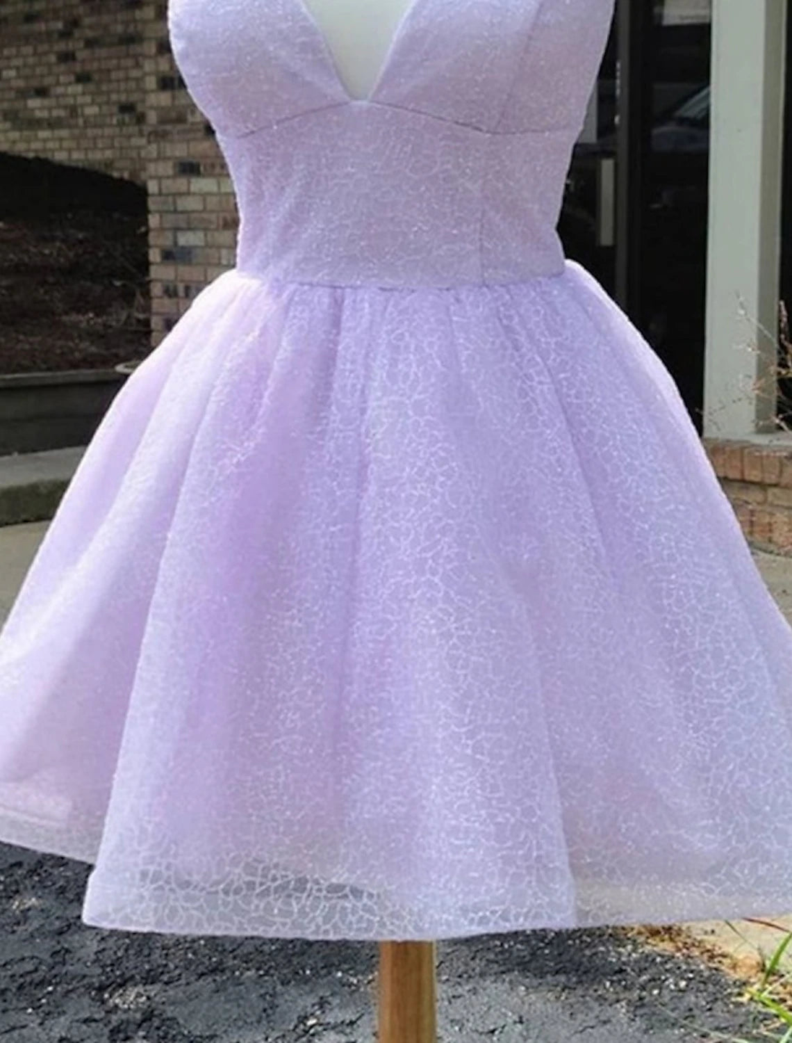 A-Linie Homecoming-Kleider Mini Sparkly Dress Ärmelloses Spitzenkleid Spaghettiträger Tüll mit Glitzer